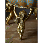 Чаша с орнаментом на бронзовых ножках в виде ангелов Eden Garden варинант исполнения - 7 | Loft Concept в Нижнем Новгороде