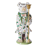 Подсвечник в виде собачки из фарфора с бронзовыми элементами Eden Garden варинант исполнения - 4 | Loft Concept в Нижнем Новгороде