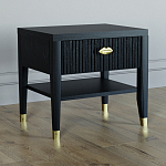 Прикроватная тумбочка с ящиком Elsa Dreams Black варинант исполнения - 1 | Loft Concept в Нижнем Новгороде