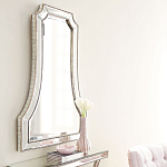 Зеркало в серебристой фигурной раме Silver Reflection варинант исполнения - 4 | Loft Concept в Нижнем Новгороде