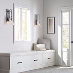 Бра с плафоном в форме колокола из прозрачного стекла с пузырьками Feiss варинант исполнения - 6 | Loft Concept в Нижнем Новгороде