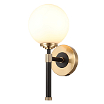 Бра с белым стеклянным плафоном в форме шара Cedar & Moss Light варинант исполнения - 1 | Loft Concept в Нижнем Новгороде