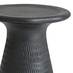 Круглый приставной столик из массива манго Piero Black Side Table варинант исполнения - 2 | Loft Concept в Нижнем Новгороде