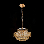 Люстра хрустальная в неоклассическом стиле на золотистом каркасе Majesty варинант исполнения - 2 | Loft Concept в Нижнем Новгороде