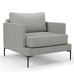 Мебельная ткань Шенилл серый цвет 138 см T4-29 варинант исполнения - 3 | Loft Concept в Нижнем Новгороде