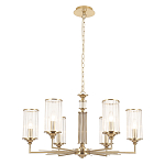 Люстра с 6-ю цилиндрическими стеклянными плафонами Jeanette варинант исполнения - 1 | Loft Concept в Нижнем Новгороде