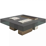 Дизайнерский журнальный стол с квадратной столешницей на 3-х ножках Oloha варинант исполнения - 1 | Loft Concept в Нижнем Новгороде