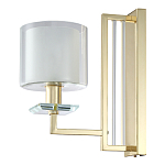 Бра с геометрическим каркасом из металла и цилиндрическим стеклянным плафоном Laurent варинант исполнения - 5 | Loft Concept в Нижнем Новгороде