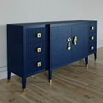 Большой Комод-буфет Elsa Dreams Blue с ящиками варинант исполнения - 3 | Loft Concept в Нижнем Новгороде