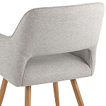 Стул в рогожке серого цвета NEASAN STOOL варинант исполнения - 6 | Loft Concept в Нижнем Новгороде