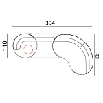 Модульный диван Calypso с кушеткой варинант исполнения - 6 | Loft Concept в Нижнем Новгороде