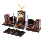 Настольный письменный набор из лемезита и змеевика с декором в виде Орла в подарочной упаковке Successful Leader варинант исполнения - 2 | Loft Concept в Нижнем Новгороде