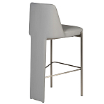 Стул барный серый с обивкой из экокожи Special Support варинант исполнения - 2 | Loft Concept в Нижнем Новгороде