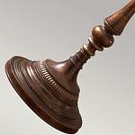 Торшер классического стиля цвета темная бронза с бежевым льяным абажуром Feiss варинант исполнения - 4 | Loft Concept в Нижнем Новгороде