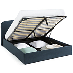 Двуспальная кровать с подъемным механизмом Mathise Bed Deep Blue варинант исполнения - 4 | Loft Concept в Нижнем Новгороде