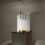 Подвсеной светильник светодиодный металлический цилиндрической формы Высота 100 см Trumpet tube варинант исполнения - 5 | Loft Concept в Нижнем Новгороде