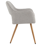 Стул в рогожке серого цвета NEASAN STOOL варинант исполнения - 5 | Loft Concept в Нижнем Новгороде