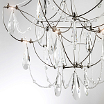Люстра с каркасом из тонких металлических нитей и хрустальными подвесками Crystal Metal Threads Chandelier 40 варинант исполнения - 4 | Loft Concept в Нижнем Новгороде