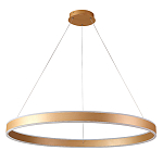 Люстра подвесная светодионая кольцевая золотого цвета Ring Horizontal варинант исполнения - 1 | Loft Concept в Нижнем Новгороде