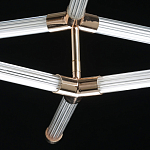 Люстра с геометрической конструкцией из вытянутых цилиндрических плафонов Hex Scaffold  варинант исполнения - 9 | Loft Concept в Нижнем Новгороде