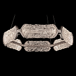 Люстра кольцевая с текстурным природным рисунком IceFlame варинант исполнения - 7 | Loft Concept в Нижнем Новгороде