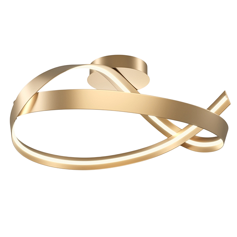 Потолочный светильник Plons 3000К 34Вт Латунь Белый в Нижнем Новгороде | Loft Concept 