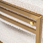 Стул букле бежевый с каркасом цвета матовое золото Tactility варинант исполнения - 3 | Loft Concept в Нижнем Новгороде