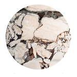 Столик журнальный с круглой мраморной столешницей Unique Stone Design варинант исполнения - 2 | Loft Concept в Нижнем Новгороде