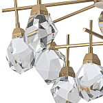 Люстра с хрустальными плафонами Esme Crystal Brass Chandelier варинант исполнения - 3 | Loft Concept в Нижнем Новгороде