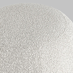 Пуф в ткани букле молочного цвета Pikelet варинант исполнения - 5 | Loft Concept в Нижнем Новгороде