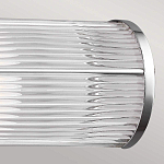 Бра для ванных комнат горизонтальное с 2-мя прозрачными рифлеными цилиндрическими плафонами Feiss варинант исполнения - 4 | Loft Concept в Нижнем Новгороде