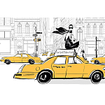 Megan Hess. New york: through a fashion eye варинант исполнения - 4 | Loft Concept в Нижнем Новгороде