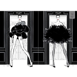 Megan Hess. Elegance варинант исполнения - 5 | Loft Concept в Нижнем Новгороде