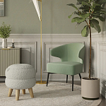 Современное мягкое кресло на металлических ножках Rakush Pistachio варинант исполнения - 8 | Loft Concept в Нижнем Новгороде