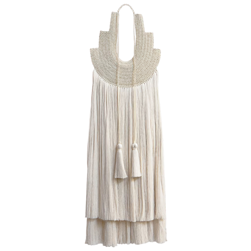 Аксессуар настенный в Эко стиле Белый wall decor White dress Молочный Аксессуар настенный в Эко стиле Белый wall decor White dress Молочный в Нижнем Новгороде | Loft Concept
