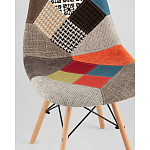 Пластиковый стул на ножках из массива бука Eames Пэчворк варинант исполнения - 2 | Loft Concept в Нижнем Новгороде