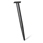 Обеденный стол с прямоугольной черно-золотой столешницей из стекла на 4-х металлических ножках Gold and Black Marble варинант исполнения - 5 | Loft Concept в Нижнем Новгороде