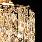 Потолочный светильник круглый с прозрачными подвесками Lunet варинант исполнения - 4 | Loft Concept в Нижнем Новгороде