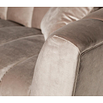 Диван трехместный велюровый серый Island of Comfort варинант исполнения - 3 | Loft Concept в Нижнем Новгороде