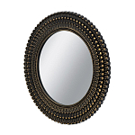 Зеркало круглое с текстурированным дизайном рамы Helios варинант исполнения - 2 | Loft Concept в Нижнем Новгороде