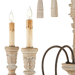 Люстра с состаренными резными элементами Big Graceful Profile варинант исполнения - 1 | Loft Concept в Нижнем Новгороде