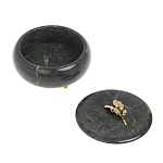 Шкатулка круглая из натурального камня змеевик Stone Casket варинант исполнения - 4 | Loft Concept в Нижнем Новгороде