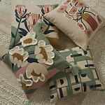 Подушка с цветочным принтом и кисточками Blooming Elegance Daisy варинант исполнения - 5 | Loft Concept в Нижнем Новгороде