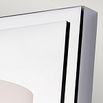 Бра для ванных комнат с белым цилиндрическим плафоном на прямоугольном основании цвета хром Feiss варинант исполнения - 2 | Loft Concept в Нижнем Новгороде