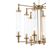 Люстра с 8-ю прозрачными цилиндрическими плафонами Jeanette варинант исполнения - 9 | Loft Concept в Нижнем Новгороде