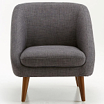 Кресло серое Pauley Grey Armchair варинант исполнения - 3 | Loft Concept в Нижнем Новгороде