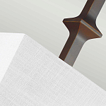 Бра бронзового цвета с полукруглым матовым стеклянным плафоном в геометрическом каркасе Feiss варинант исполнения - 6 | Loft Concept в Нижнем Новгороде