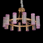 Люстра круглая с текстурными цилиндрическими плафонами Glimpse варинант исполнения - 2 | Loft Concept в Нижнем Новгороде