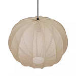 Подвесной светильник с бежевым тканевым абажуром Modern Textured Table Lamp варинант исполнения - 3 | Loft Concept в Нижнем Новгороде