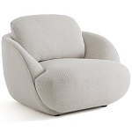 Полукруглое кресло из обивки меланж Halle Melange Armchair варинант исполнения - 1 | Loft Concept в Нижнем Новгороде